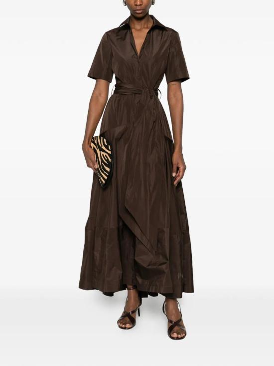 26SS 파로쉬 미디 스커트 PIMPY26D726098008 Brown - PAROSH