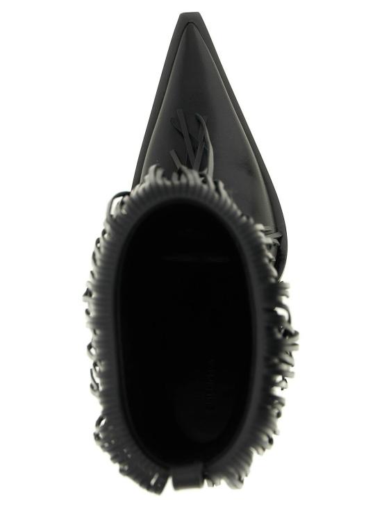 26SS 발렌시아가 애비뉴 프린지 부티 855350WBDO01000 Black - BALENCIAGA