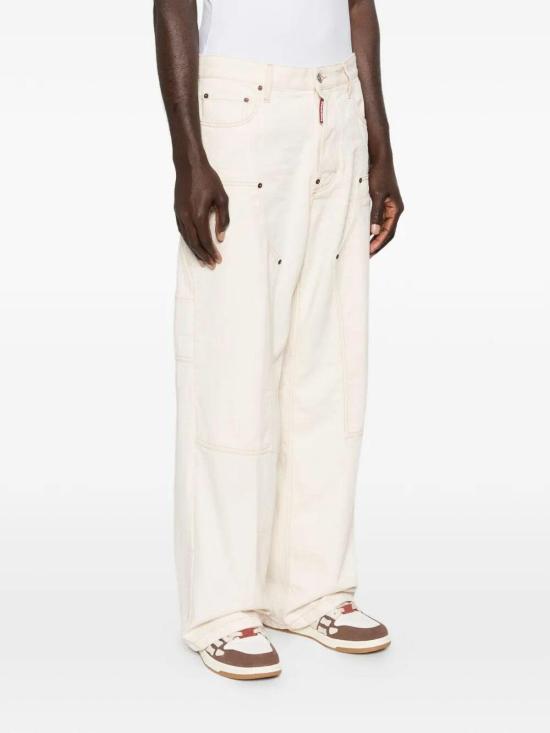 26SS 디스퀘어드2 스트레이트 팬츠 S71LB1730D35490102 Cream - DSQUARED2