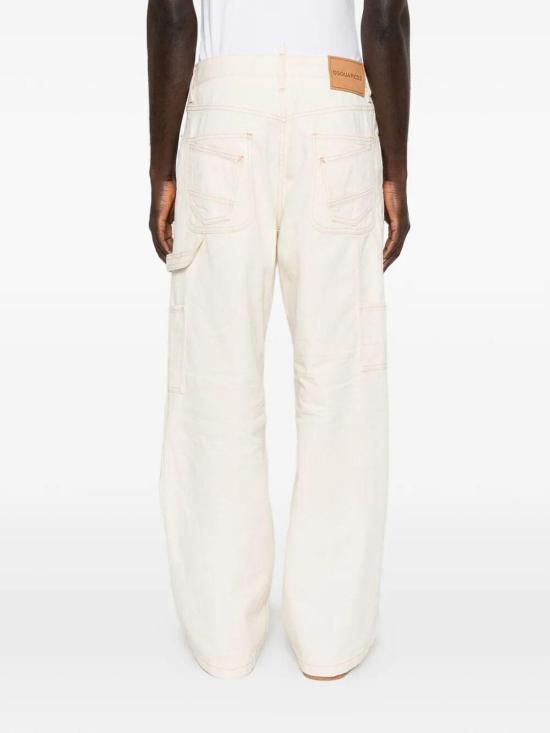 26SS 디스퀘어드2 스트레이트 팬츠 S71LB1730D35490102 Cream - DSQUARED2