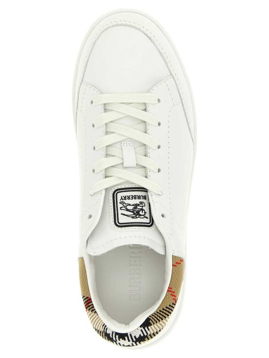  버버리 레더 세트 스니커즈 8118865PWHITESANDIPCHK Multicolour - BURBERRY