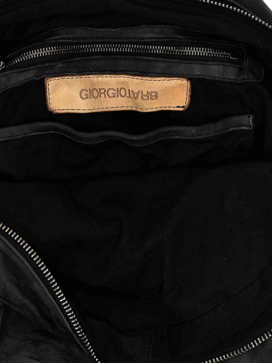 26SS 조르지오 브라토 백팩 BS26S2401VBRUSHNERO Black - GIORGIO BRATO