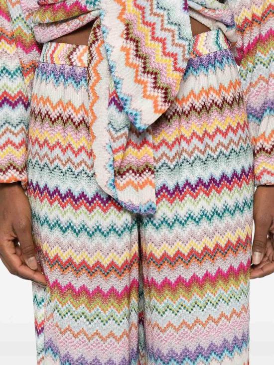 26SS 미소니 팔라초 팬츠 MC23SI02BR014FSM9WV Multicolour - MISSONI