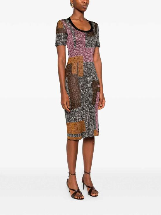 26SS 펜디 미디 스커트 FZDE08AW4EF0ZA0 Multicolour - FENDI