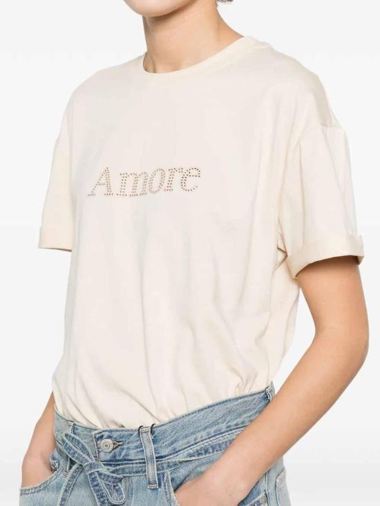 26SS 트윈셋 반팔 티셔츠 261TP234307222 Orange - TWINSET