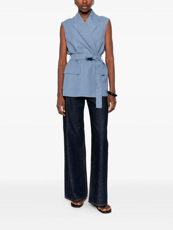 26SS 브루넬로 쿠치넬리 베스트 MH1267754C9135 Blue - BRUNELLO CUCINELLI