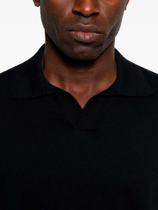 26SS 피아젠차 폴로 티셔츠 M1540001001880 Dark Blue - PIACENZA 1733