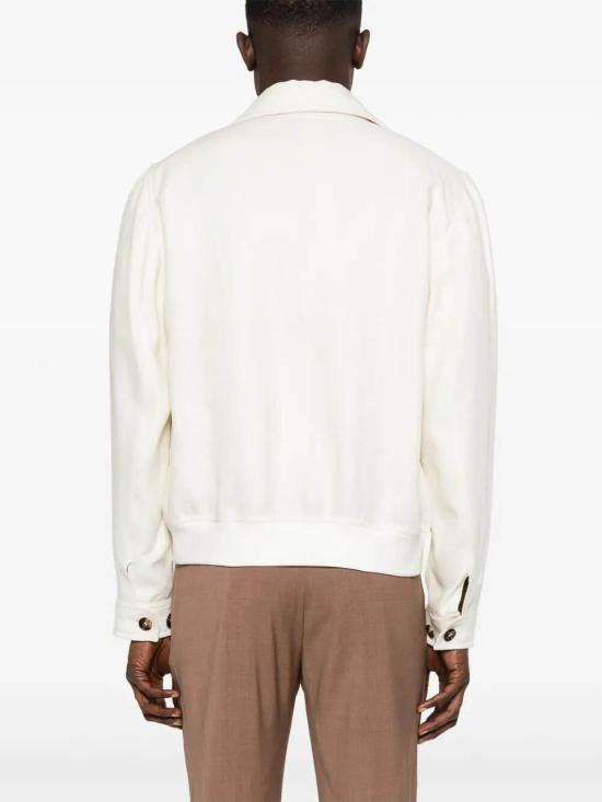 26SS 브루넬로 쿠치넬리 봄버 자켓 MZ4036581C054 Cream - BRUNELLO CUCINELLI