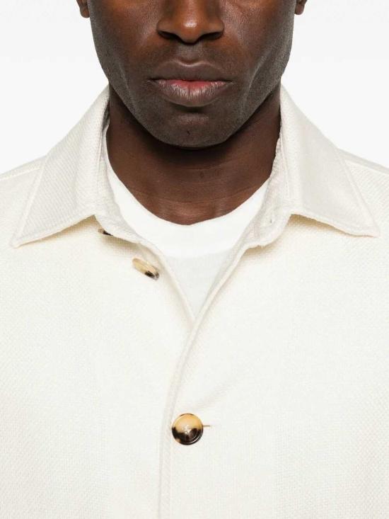 26SS 브루넬로 쿠치넬리 봄버 자켓 MZ4036581C054 Cream - BRUNELLO CUCINELLI