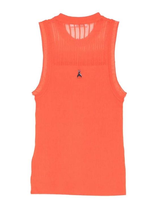 26SS 파트리지아페페 민소매 티셔츠 8K0360K310R877 Orange - PATRIZIA PEPE