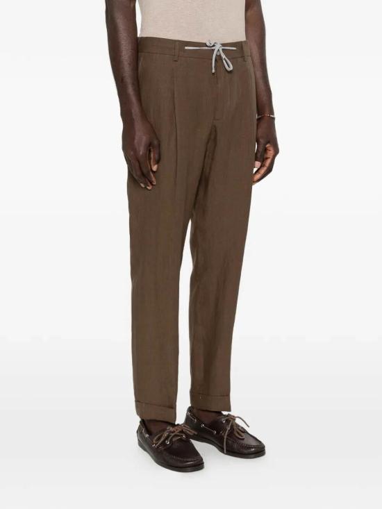 26SS 발바 스트레이트 팬츠 ROMA530490028 Dark Brown - BARBA