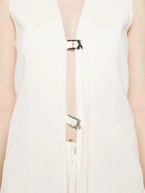 26SS 파트리지아페페 베스트 2S1548A052W417 White - PATRIZIA PEPE