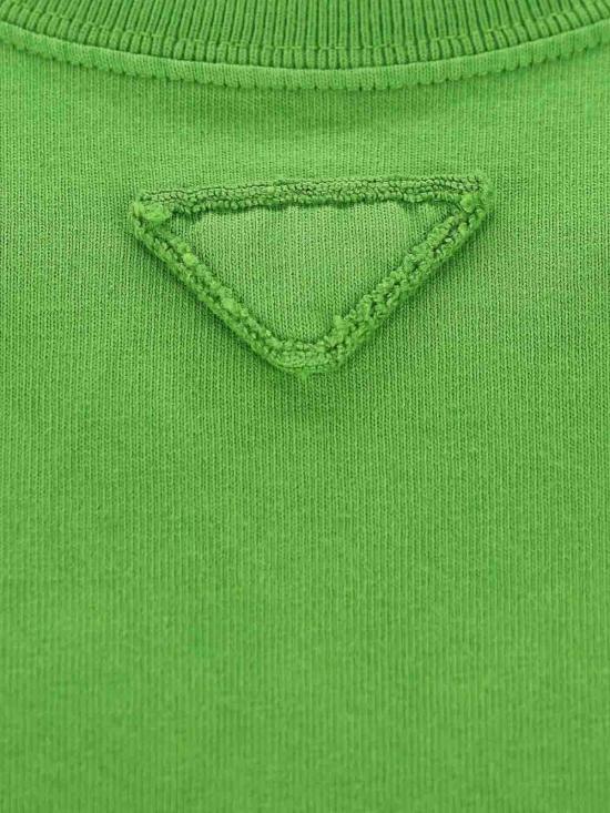 26SS 프라다 반팔 티셔츠 UJN986187BSOOOF0089 Green - PRADA