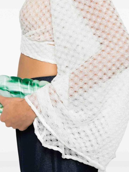 26SS 미소니 민소매 티셔츠 MC26SK01BR014RS01JW White - MISSONI