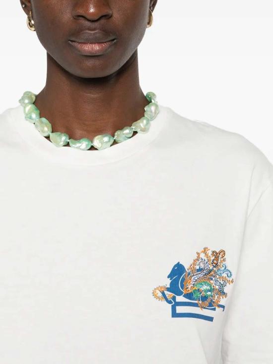 26SS 에트로 반팔 티셔츠 WRMA0005AR477W4567 WHITE - ETRO