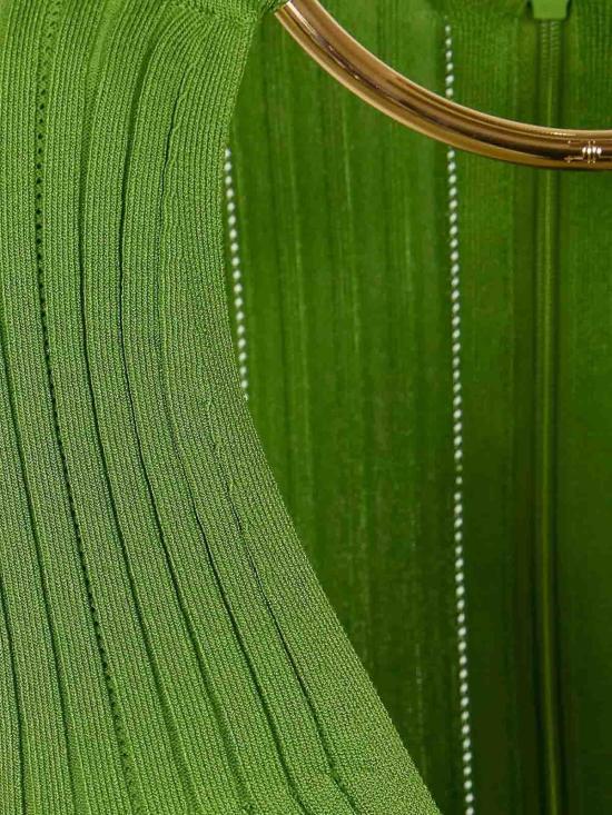 26SS 엘리자베타프랜치 미디 스커트 AM17S61E2EV3 Green - ELISABETTA FRANCHI