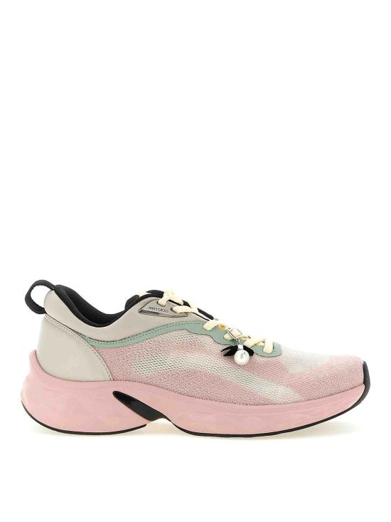 26SS 지미추 스니커즈 DIAMONDRUNFZGEVMOONROSEMIX Nude Neutrals