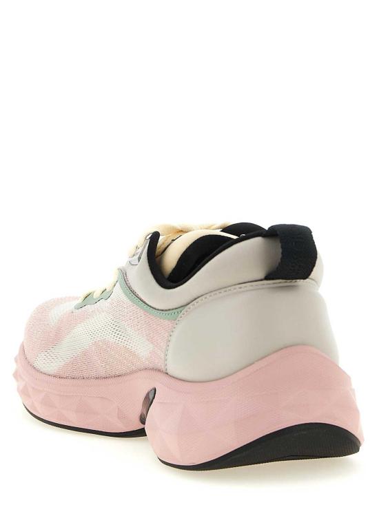 26SS 지미추 스니커즈 DIAMONDRUNFZGEVMOONROSEMIX Nude Neutrals - JIMMY CHOO