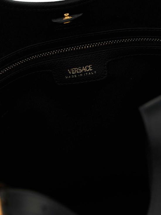 26SS 베르사체 라 메두사 캔버스 토트백 10222101A030951B00V Black - VERSACE