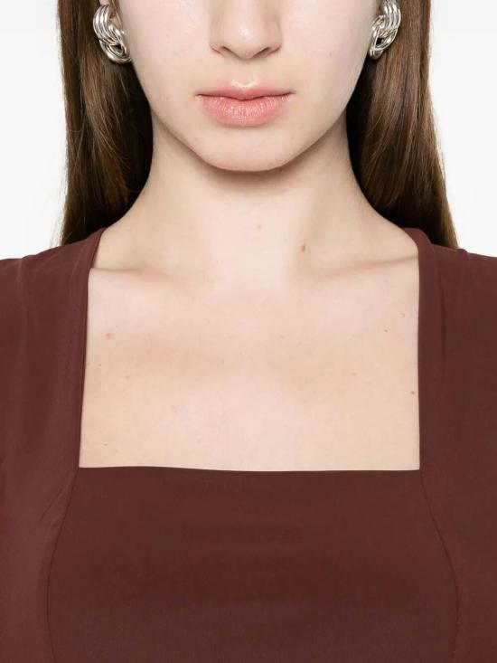 26SS 파트리지아페페 미디 스커트 2A3010JZ26B887 Brown - PATRIZIA PEPE