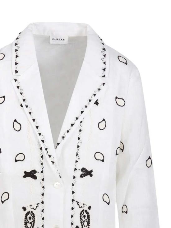 26SS 파로쉬 수트 자켓 BEACH26D420574R002 White - PAROSH