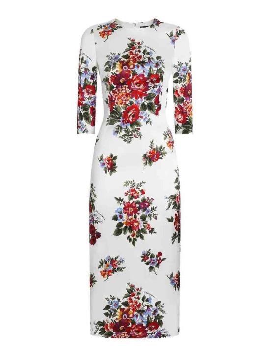 26SS 돌체앤가바나 미디 스커트 F612VTFSICEHA5ZO White