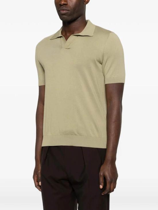 26SS 피아젠차 폴로 티셔츠 M1540001001322 Dark Green - PIACENZA 1733