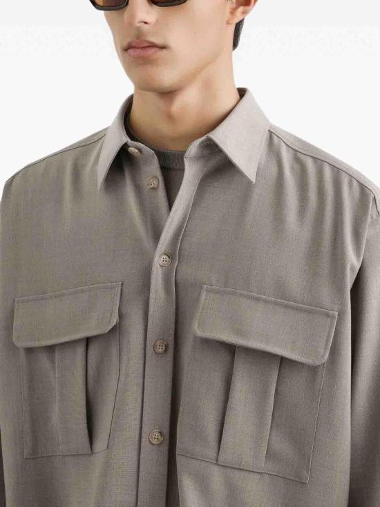 26SS 돌체앤가바나 긴팔 셔츠 G5OJ2THU2BPS8230 Grey - DOLCE & GABBANA