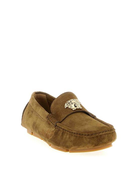 26SS 베르사체 로퍼 10198821A098921KM0V Brown - VERSACE