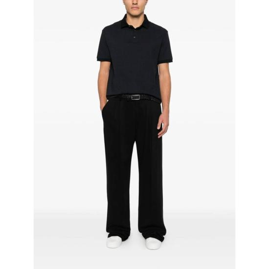  엠포리오 아르마니 폴로 티셔츠 스웨터 폴로 셔츠 블랙 - EMPORIO ARMANI