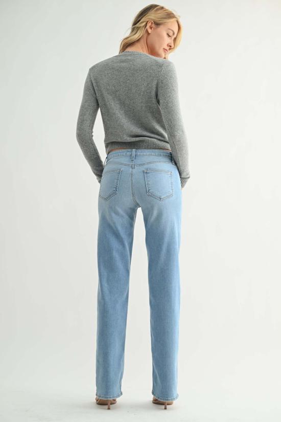  저스트 블랙 데님 데님 팬츠 롱 기장 빈티지 스트레이트 빈티지 미디엄 - JUST BLACK DENIM