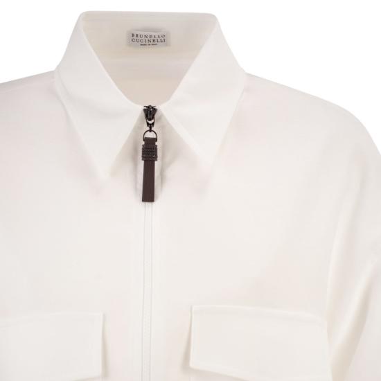 26SS 브루넬로 쿠치넬리 스웨터 MQ986EJ706 WHITE - BRUNELLO CUCINELLI