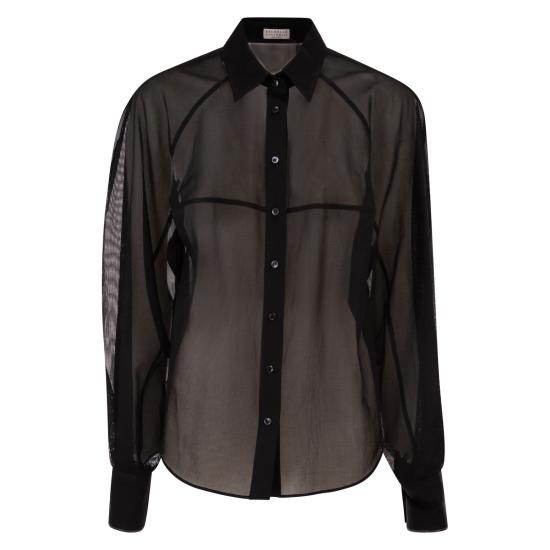 26SS 브루넬로 쿠치넬리 블라우스 MH750MO516 BLACK