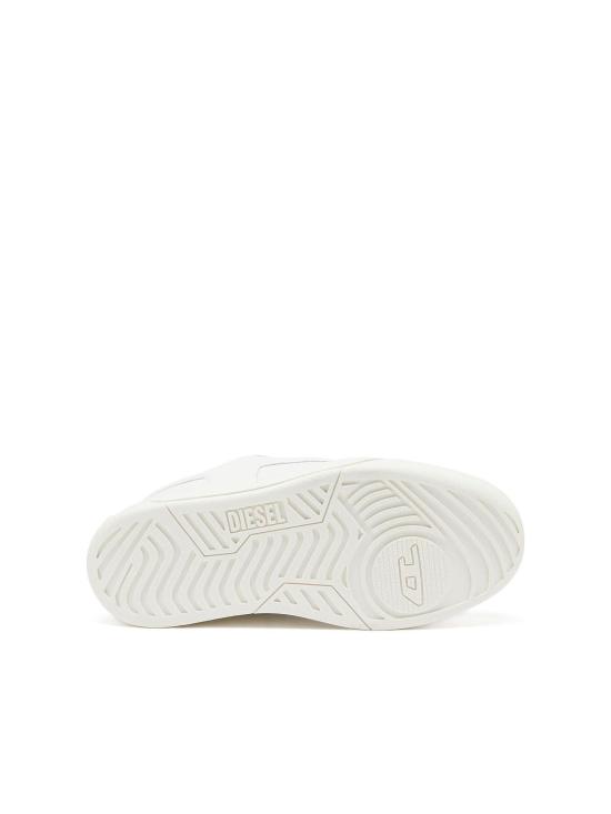 26SS 디젤 D-Ollie 디스트레스드 스니커즈 레더 스웨이드 Y03796P7625 T1002 BRGHTWHITE - DIESEL