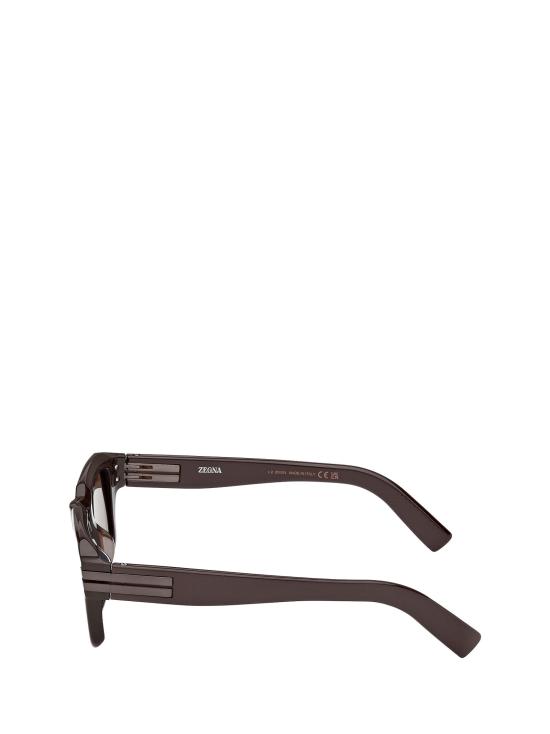 26FW 에르메네질도제냐 선글라스 EZ0283 48E SHINY DARK BROWN - ERMENEGILDO ZEGNA