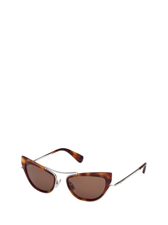 26FW 막스마라 선글라스 MM0172 52E DARK HAVANA SHINY PALLADIUM - MAX MARA