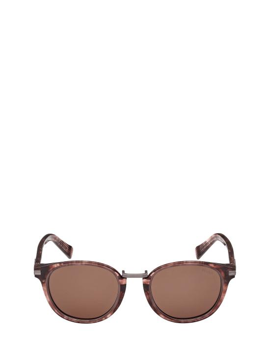 26FW 에르메네질도제냐 선글라스 EZ0284 H 69E BORDEAUX STRIPED