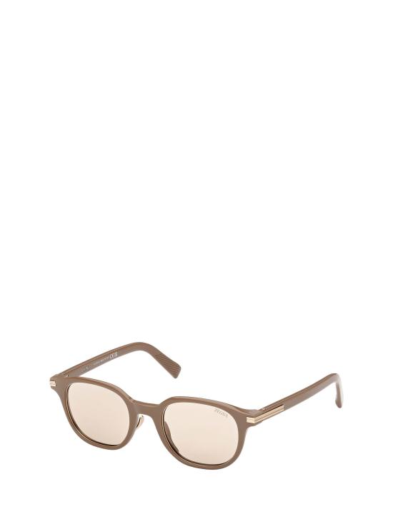 26FW 에르메네질도제냐 선글라스 EZ0285 45E SHINY LIGHT BROWN - ERMENEGILDO ZEGNA