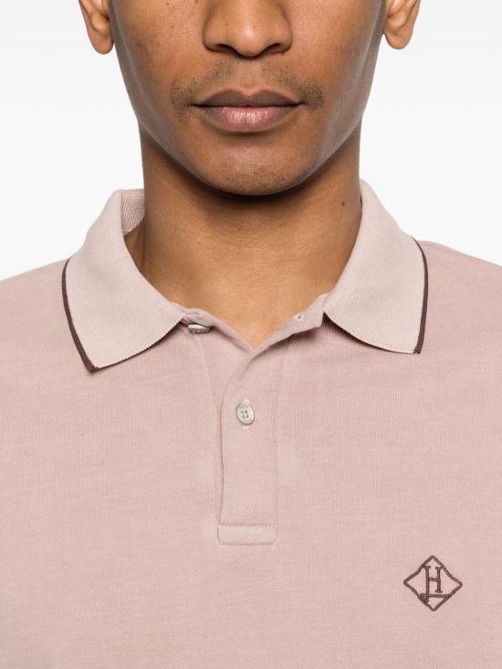 26SS 에르노 폴로 티셔츠 JPL00134U 540064039 Powder - HERNO