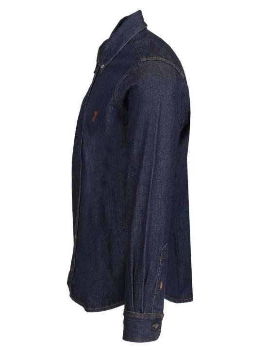 26SS 아미 데님 셔츠 USH786DE0123402 INDIGO DOM - AMI