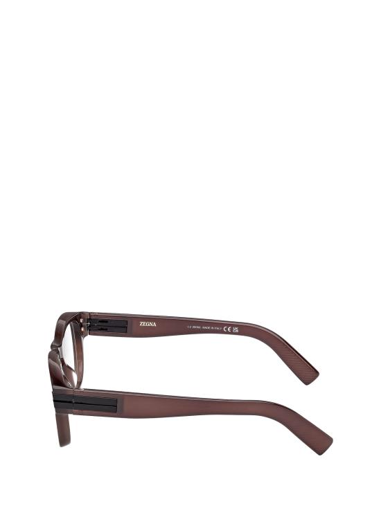 26FW 에르메네질도제냐 안경 EZ5331 048 SHINY DARK BROWN - ERMENEGILDO ZEGNA