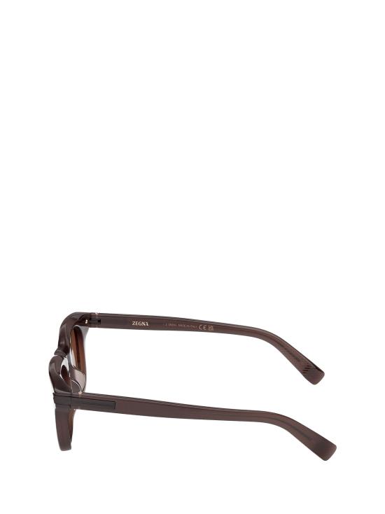 26FW 에르메네질도제냐 선글라스 EZ0281 48E SHINY DARK BROWN - ERMENEGILDO ZEGNA