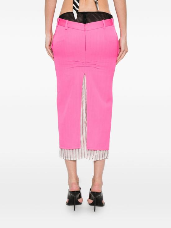 26SS THE ATTICO FASHION 미디 스커트 260WCS00298 WWW068AA367 Pink - OTHER BRANDS