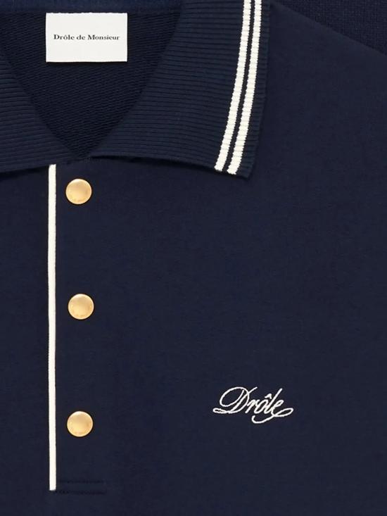 26SS 드롤드무슈 폴로 티셔츠 JPL132CO127 NY Blue - DROLE DE MONSIEUR