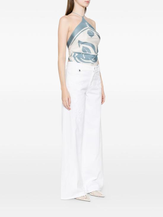 26SS 에르마노 피렌제 데님 팬츠 D48EP064R EI4MF010 White - ERMANNO FIRENZE