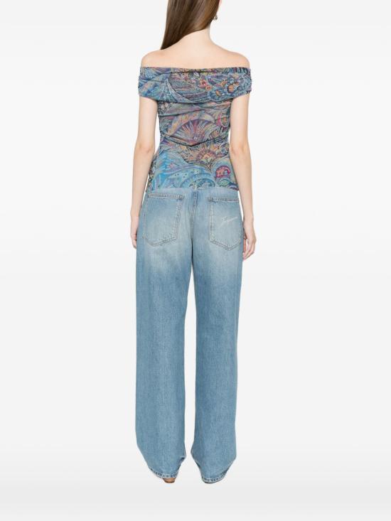 26SS 에트로 민소매 티셔츠 WRJA0193 99IAS72X0887 Clear Blue - ETRO