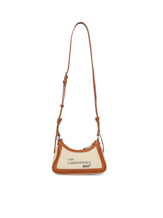 26SS 브이73 크로스백 73BS9MU02 RESPONSIBLE 73OFF WHITE CUOIO Off white cuoio - V73