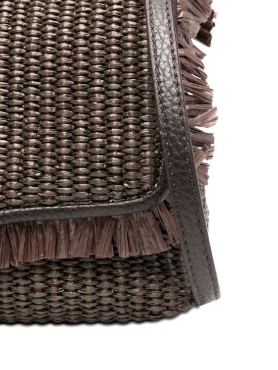 26SS 자넬라토 토트백 070810BABY VIMINIZ0244 Brown - ZANELLATO