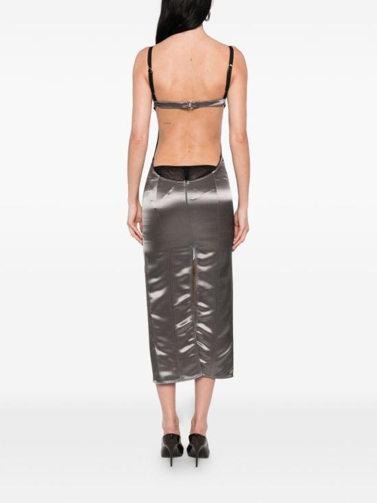 26SS 디 아티코 숏 원피스 260WCW00279 VVV112AA708 Grey - THE ATTICO