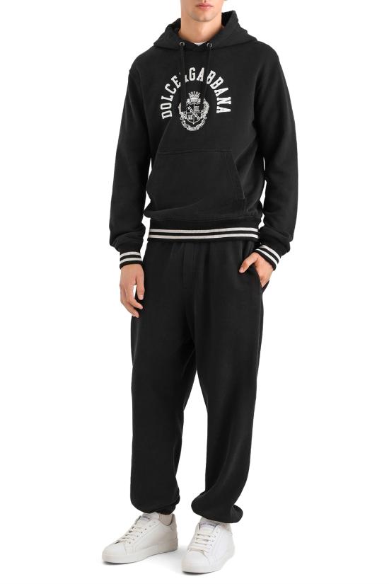 26SS 돌체앤가바나 긴팔 티셔츠 G9BGPTG7POT N0000 Black - DOLCE & GABBANA